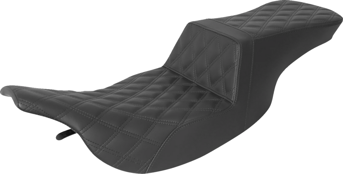 Tour Step-Up Seat - Full Lattice Stitch - Black - FL '97-'07