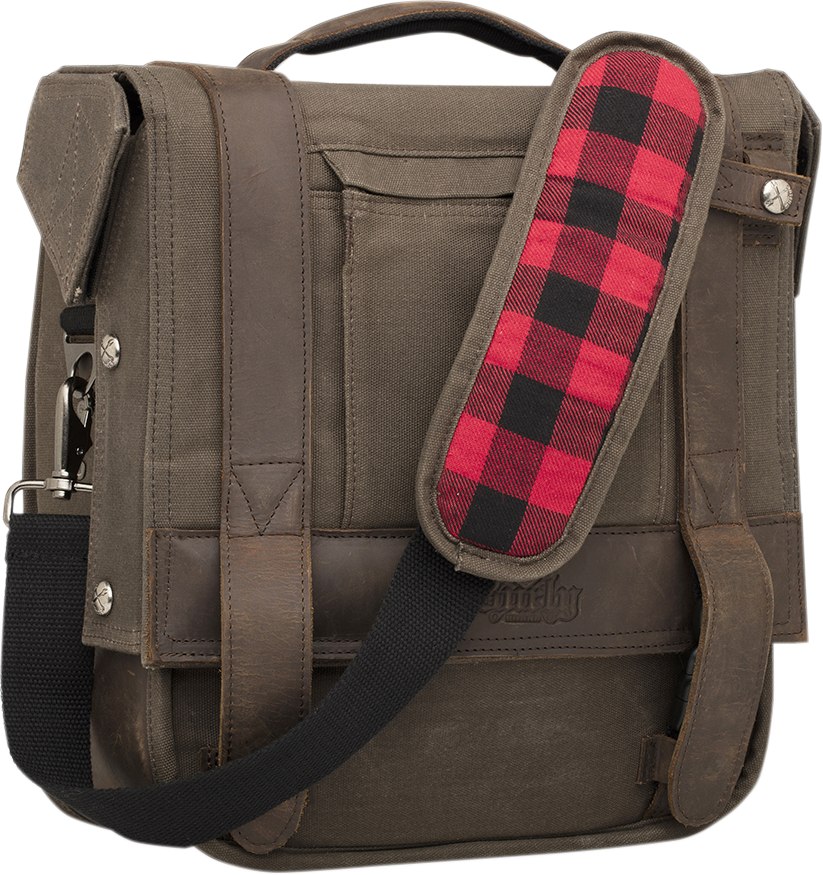 Voyager Detachable Waxed Cotton Saddlebag - Brown
