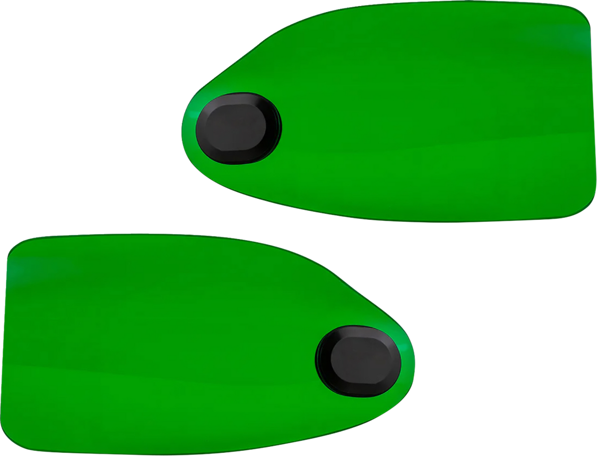 Flare® Handguards - Harley-Davidson Hydraulic Clutch - Green
