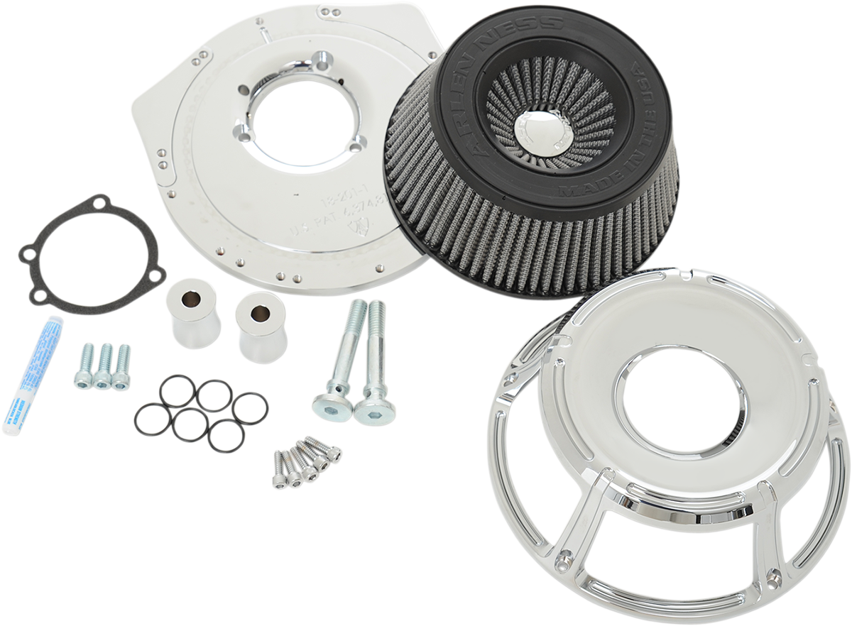 Inverted Series Air Cleaner Kit - Chrome