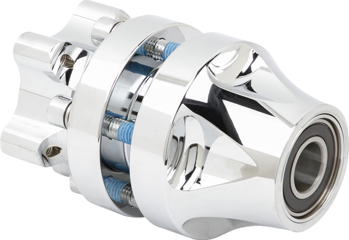 Hub - Cartridge - Front/Single Disc - Chrome - Softail Standard/Street Bob