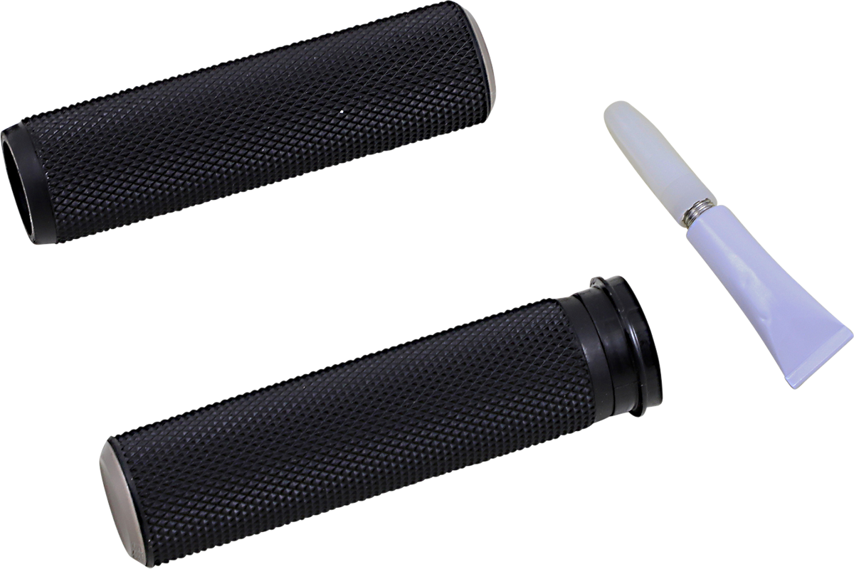 Knurled Grips - TBW - Titanium