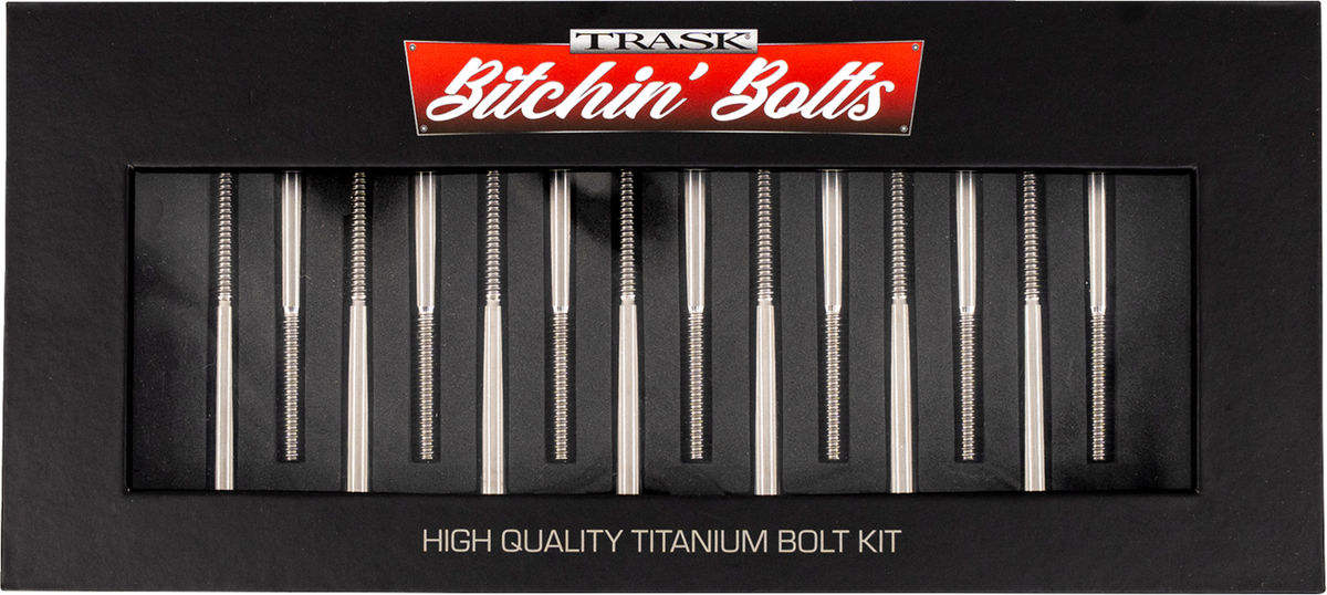 Bitchin' Bolts Hardware Kit - Titanium - M8 - Crankcase