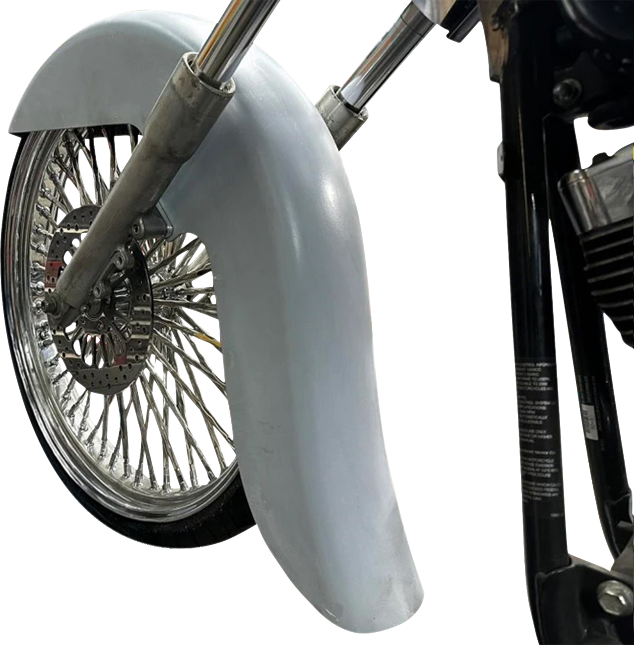 El Rey Front Fender - 26" Wheel - With Satin Spacers - HD Touring