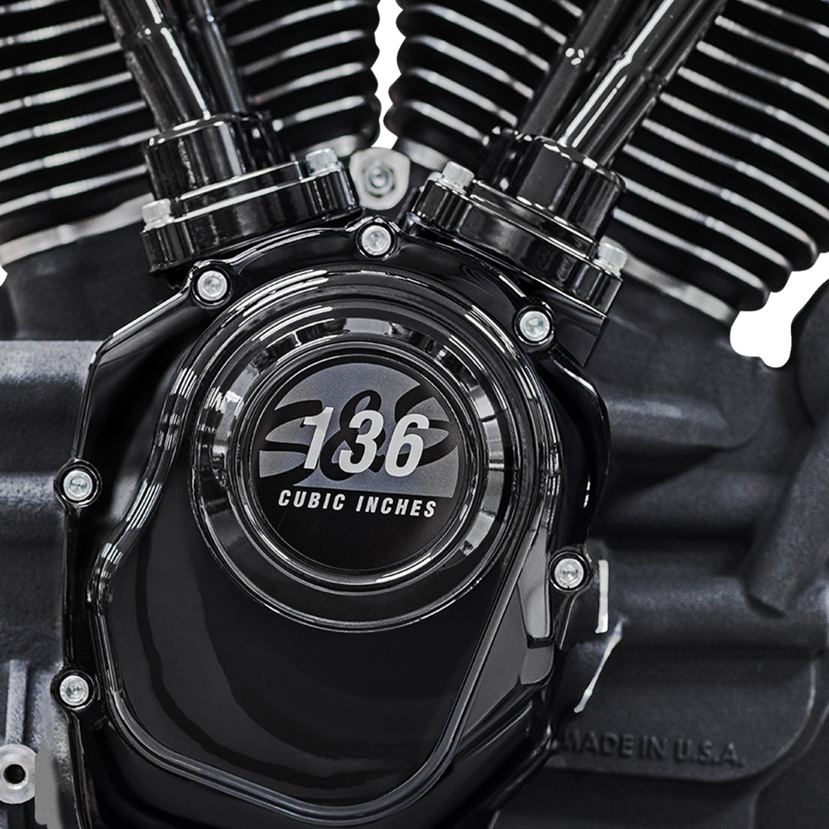 MK136 Black Edition Engine - 550G Gear Drive - Oil Cooled - Race Only - M8 Touring
