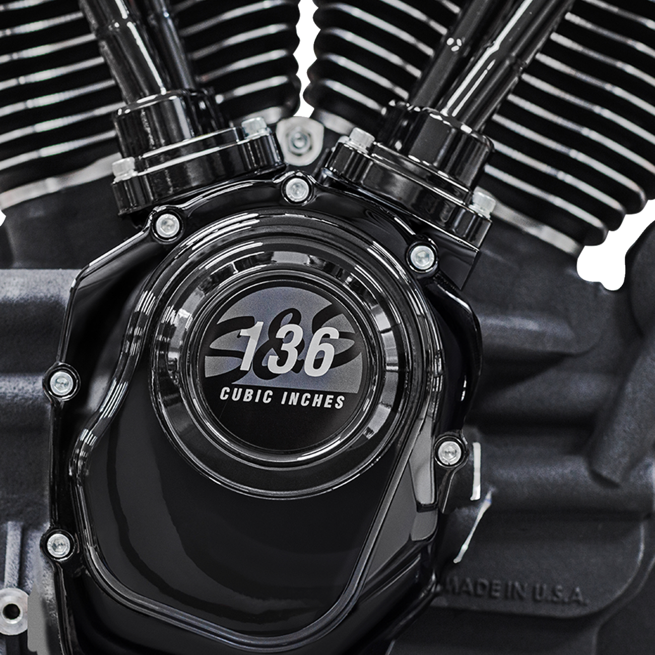 MK136 Black Edition Engine - 550G Gear Drive - Oil Cooled - Race Only - M8 Touring