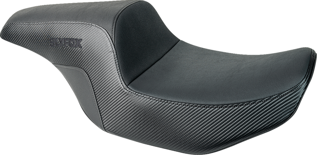 Drifter Tour Seat - Vinyl W/ Slipstop - Black Logo - FL '23-'24
