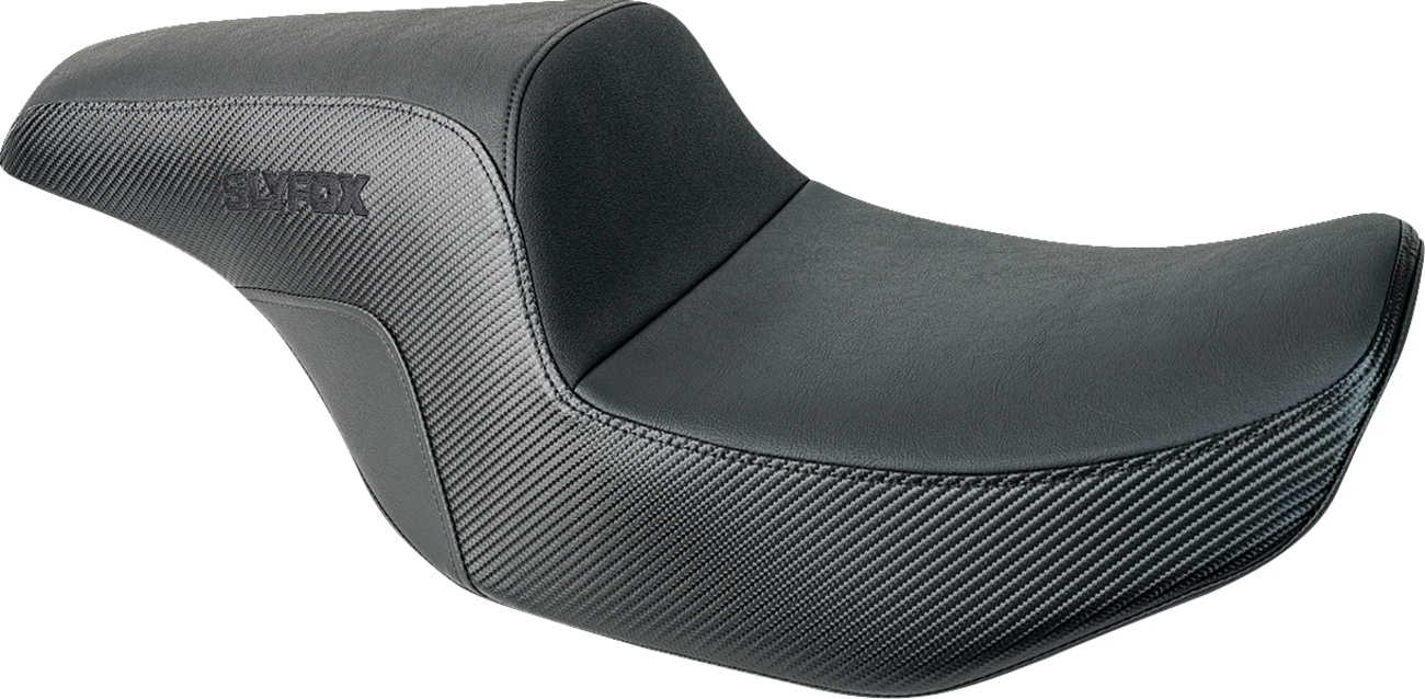 Drifter Tour Seat - Vinyl W/ Slipstop - Black Logo - FL '23-'24