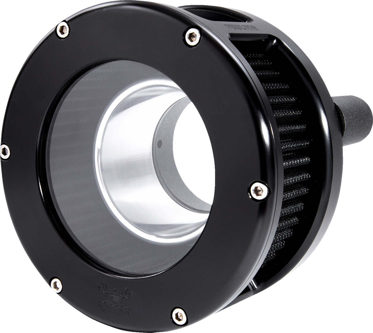 BA Series Air Cleaner Kit - Black Anodized - Black Filter