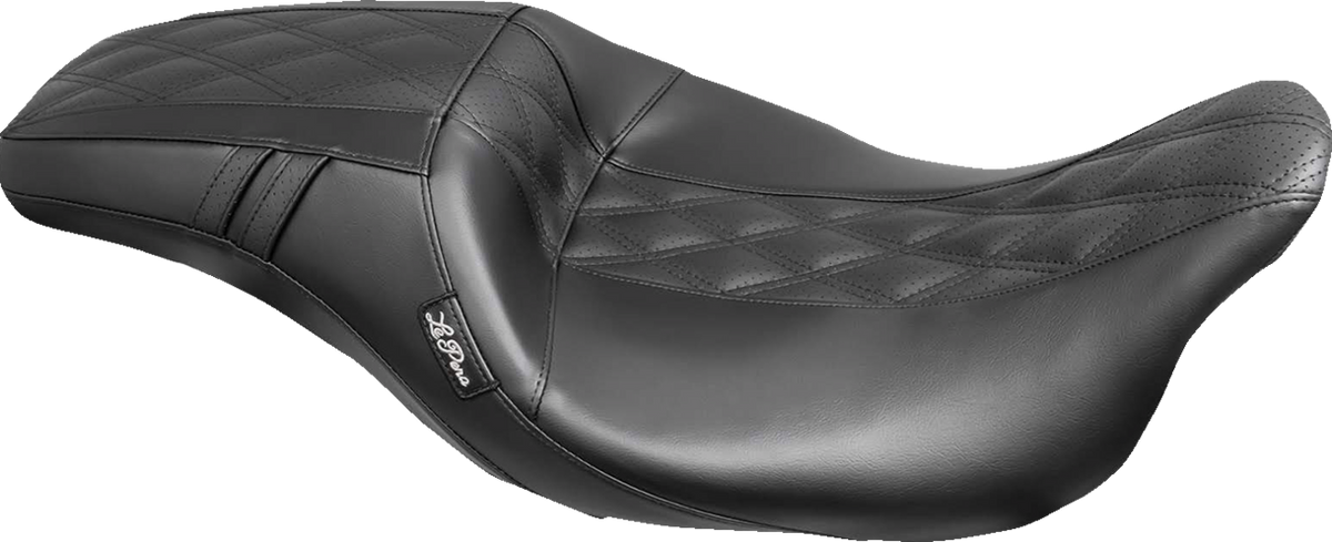 Outcast GT-2 Seat - Full-Length - W/O Backrest - Black Double Diamond - Perforated - FL '08-'23