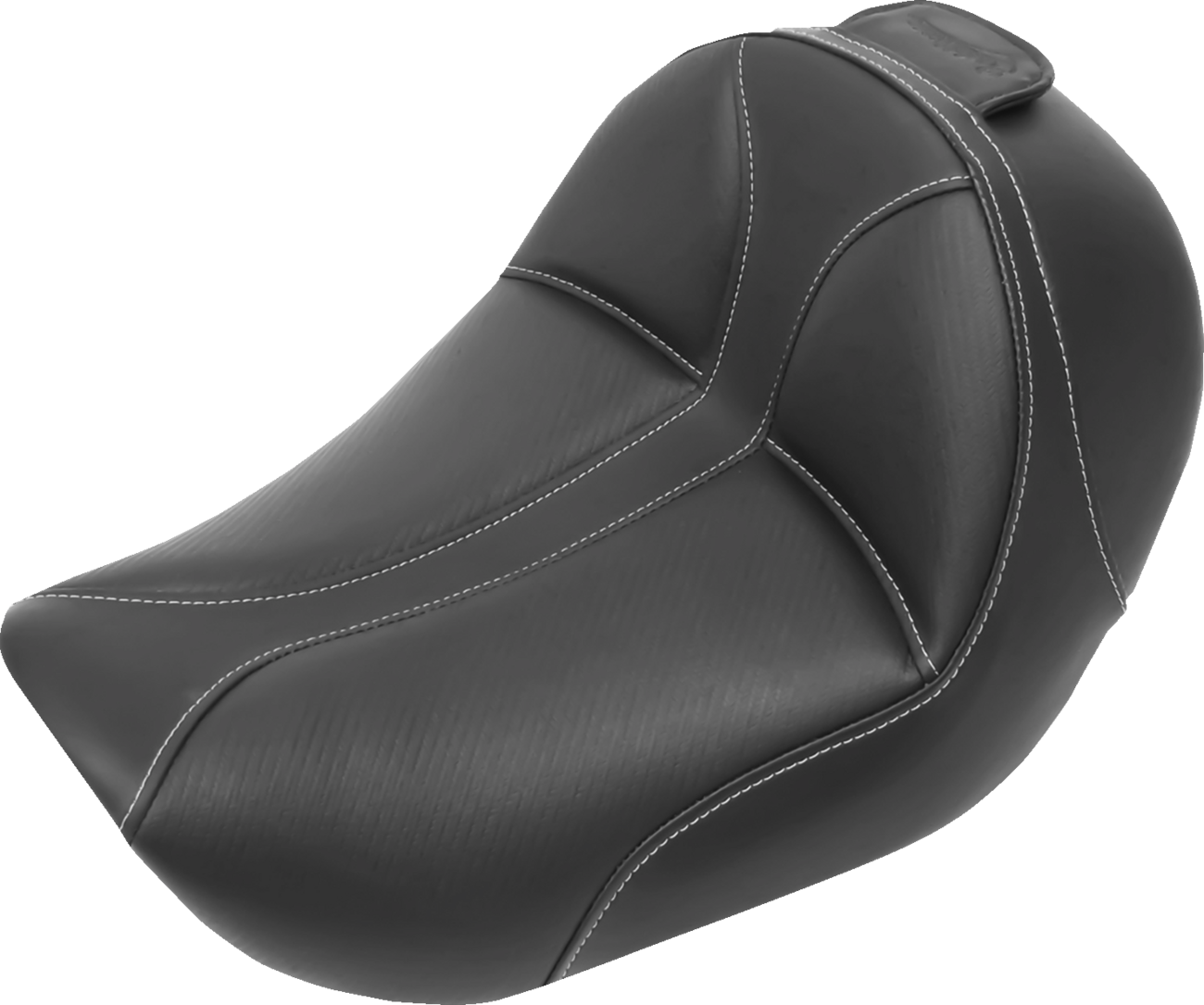 Dominator Solo Seat - W/O Backrest - Black W/ Gray Stitching - FL/FX '06-'17
