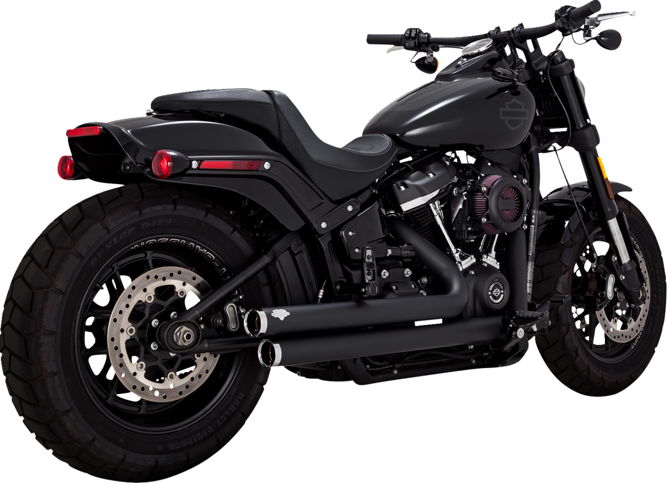Big Shots Staggered Exhaust System - Black