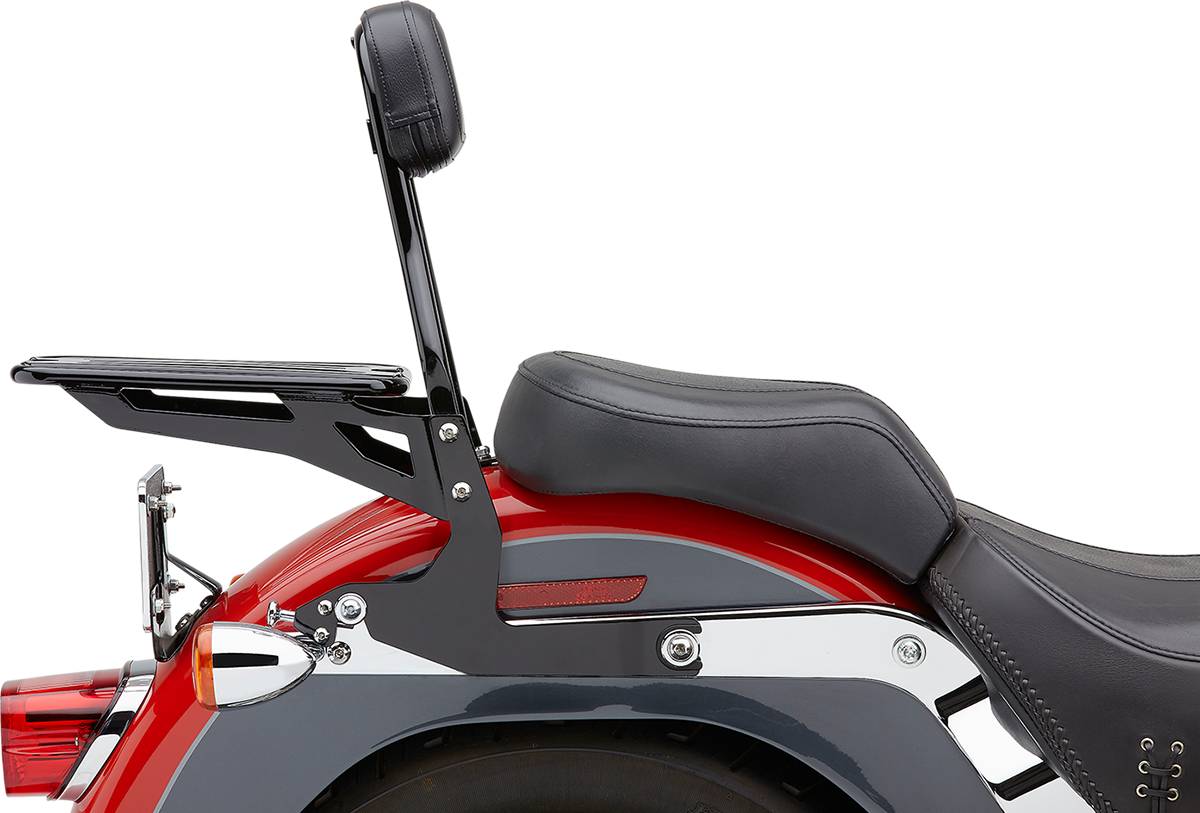 Backrest Kit - 14" - Black - Softail