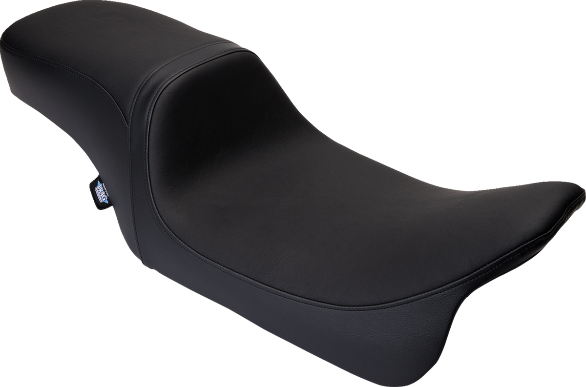 Predator 2-Up Seat - Vinyl - Black - Smooth - W/O Backrest - FLH/FLT '08-'24