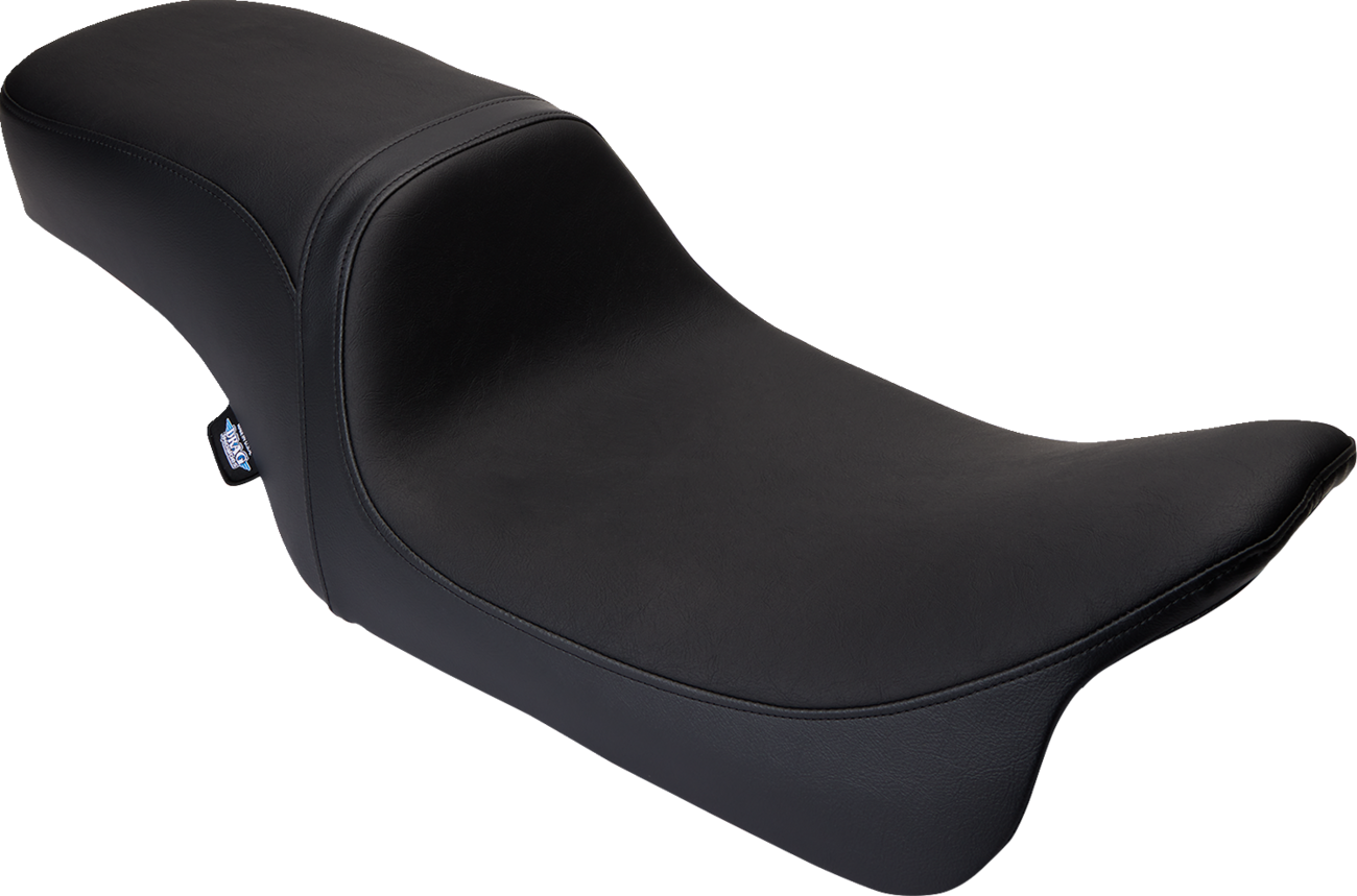 Predator 2-Up Seat - Vinyl - Black - Smooth - W/O Backrest - FLH/FLT '08-'24