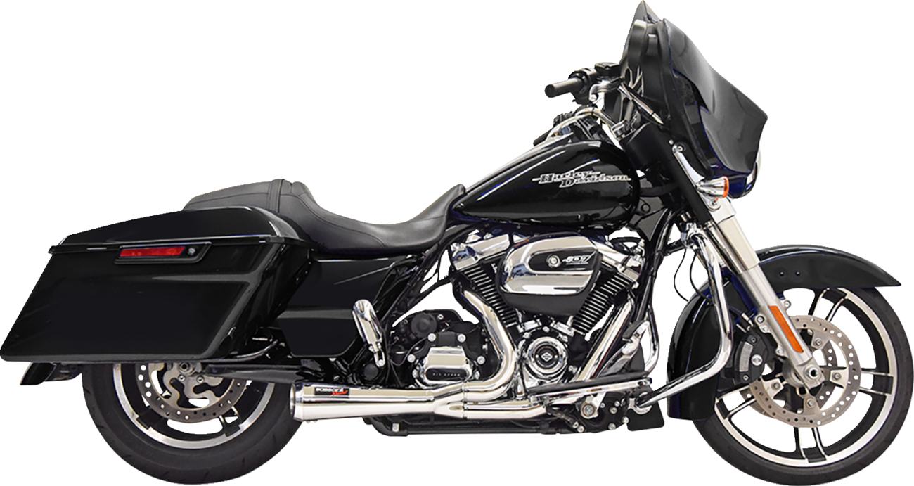 Short 2:1 Exhaust For FL - Chrome