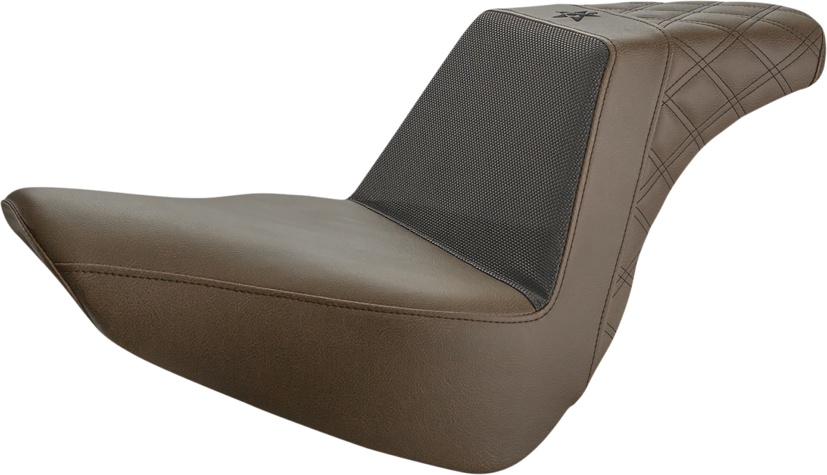 Unknown Industries Seat - Front Carbon Fiber/Black Gripper Lumbar/Rear Lattice Stitch - FL '18-'23