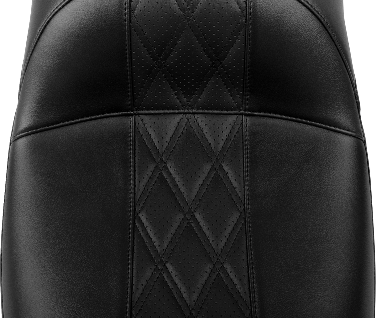 Maverick Daddy Long Legs Seat - Without Backrest - Diamond Stitch - HR2 Inlay - FLH/FLT '23-'25