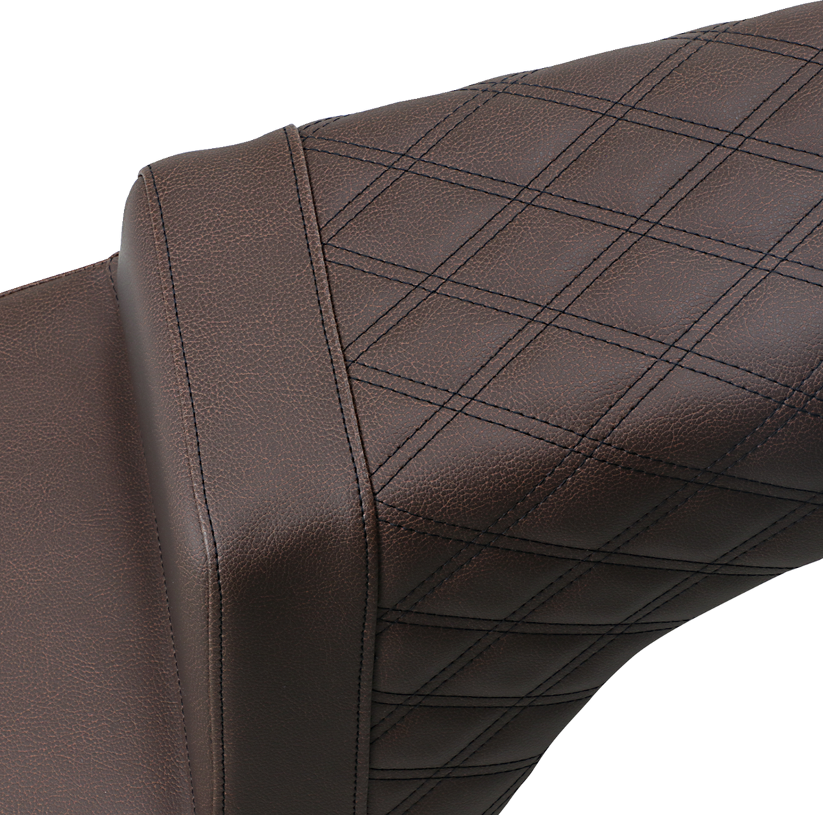 Step-Up Seat - Front Smooth/Rear Lattice Stitch - Brown - Indian