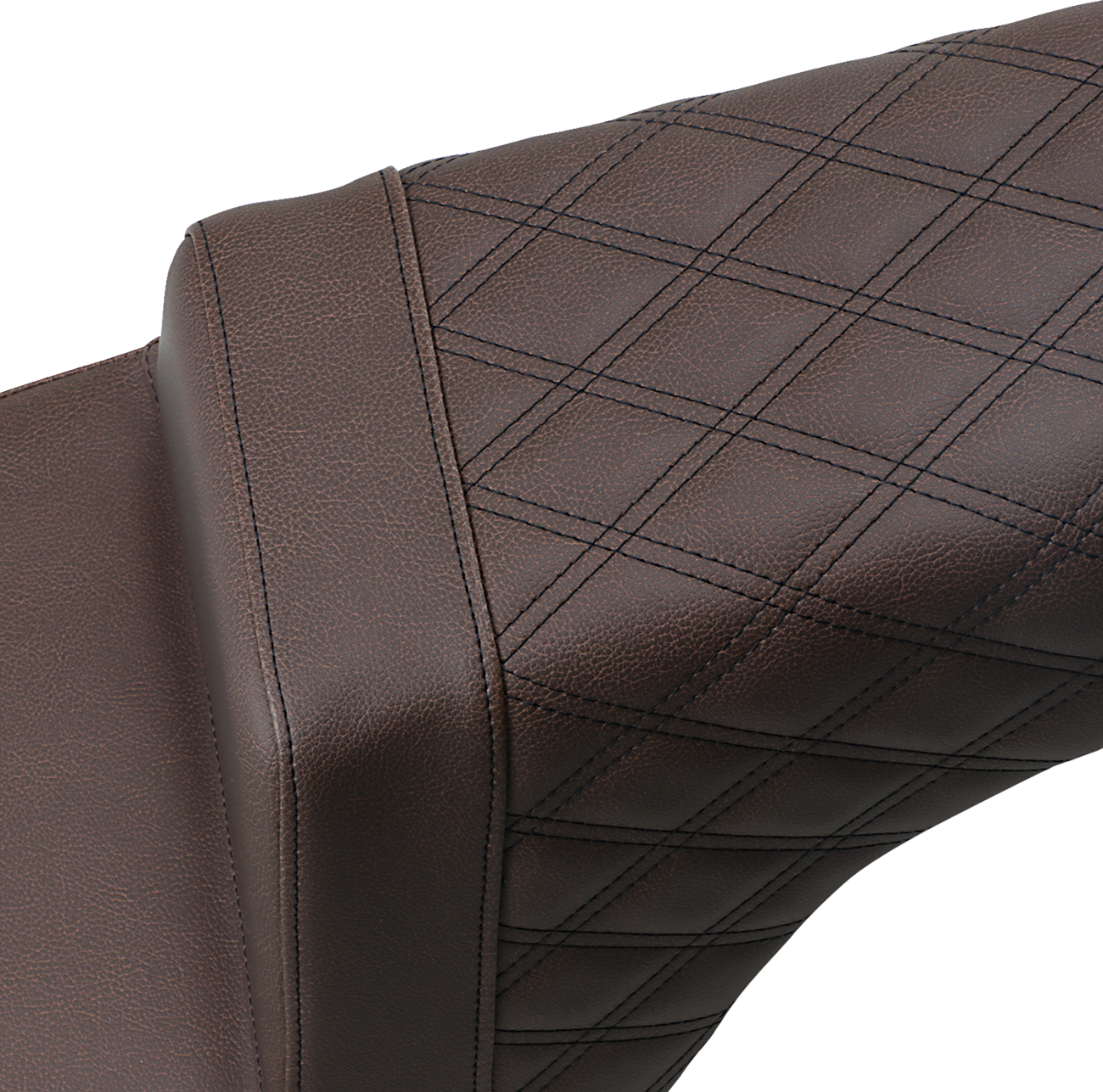 Step-Up Seat - Front Smooth/Rear Lattice Stitch - Brown - Indian