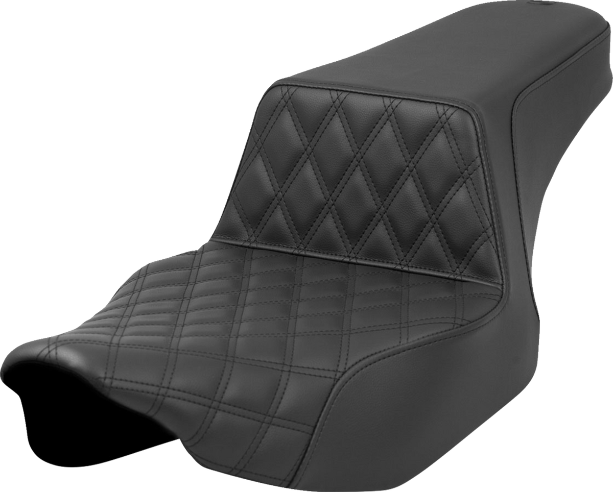 Step-Up Seat - Front Lattice Stitch - Black - FL '23-'24