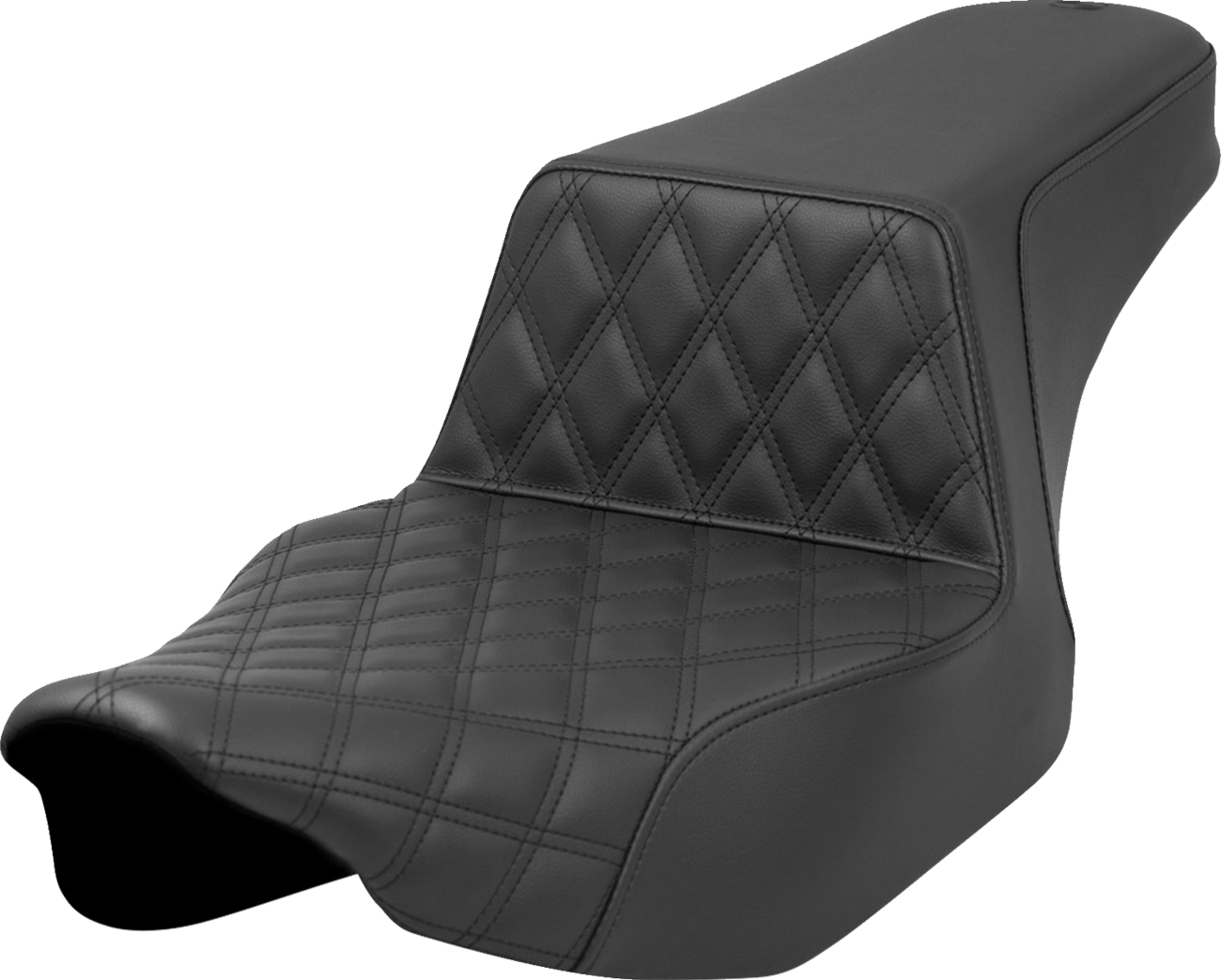 Step-Up Seat - Front Lattice Stitch - Black - FL '23-'24