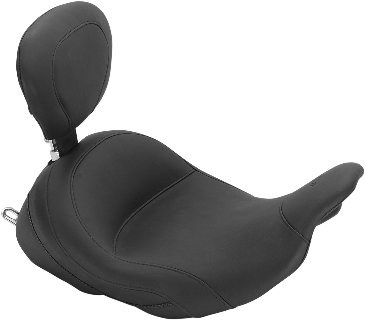Lowdown Vintage Seat - Driver Backrest - Smooth - FL '08-'25