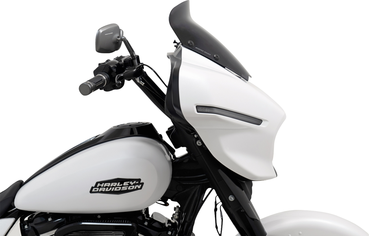 Spoiler Windshield - 5" - Dark Black Smoke - FLHX