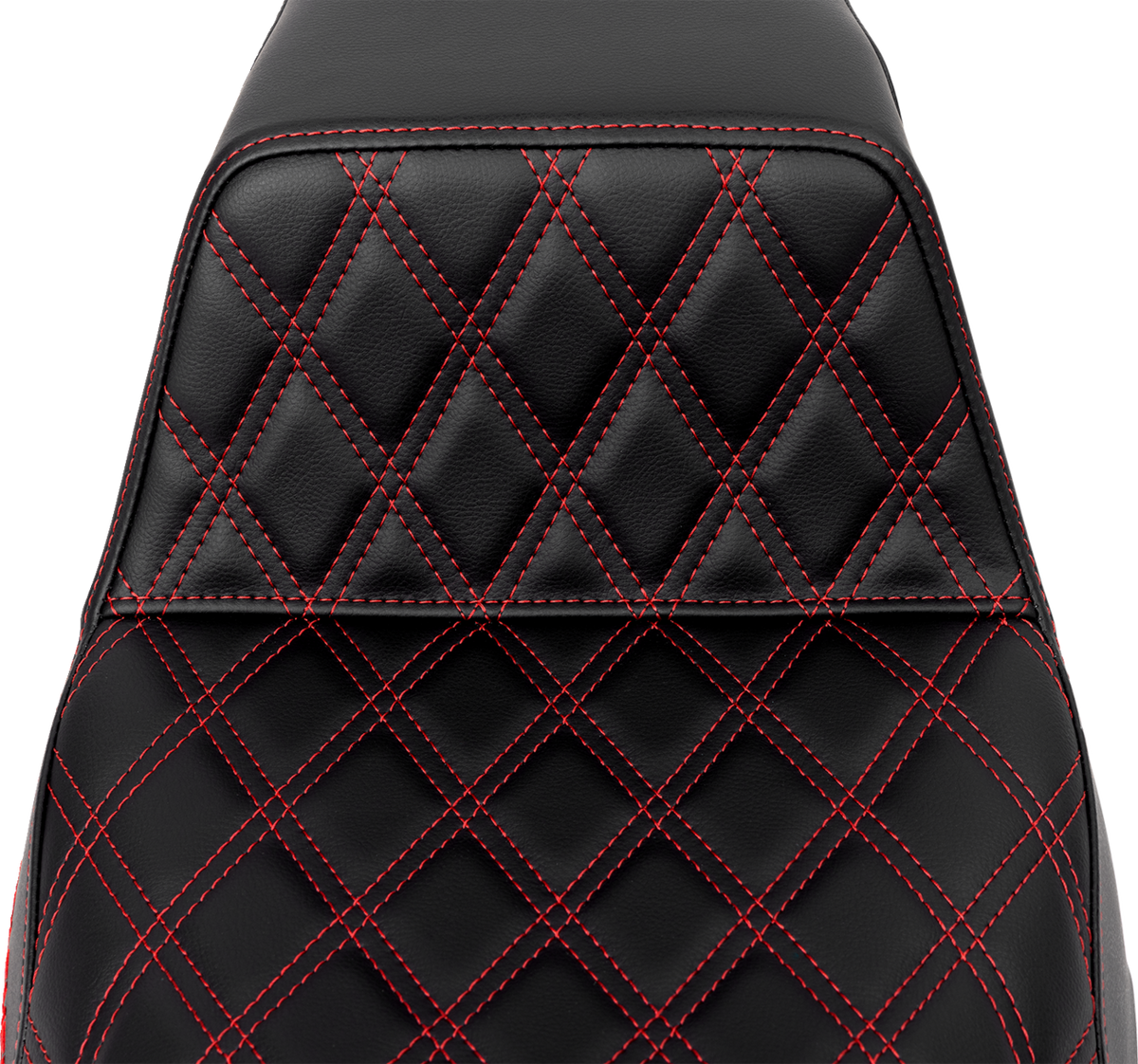 Step-Up Seat - Front Lattice Stitch - Red Stitch - FLH/FLT '08-'23