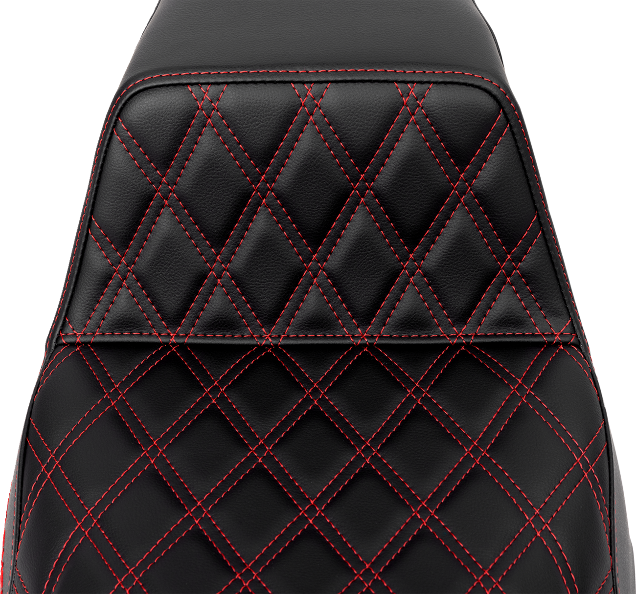 Step-Up Seat - Front Lattice Stitch - Red Stitch - FLH/FLT '08-'23