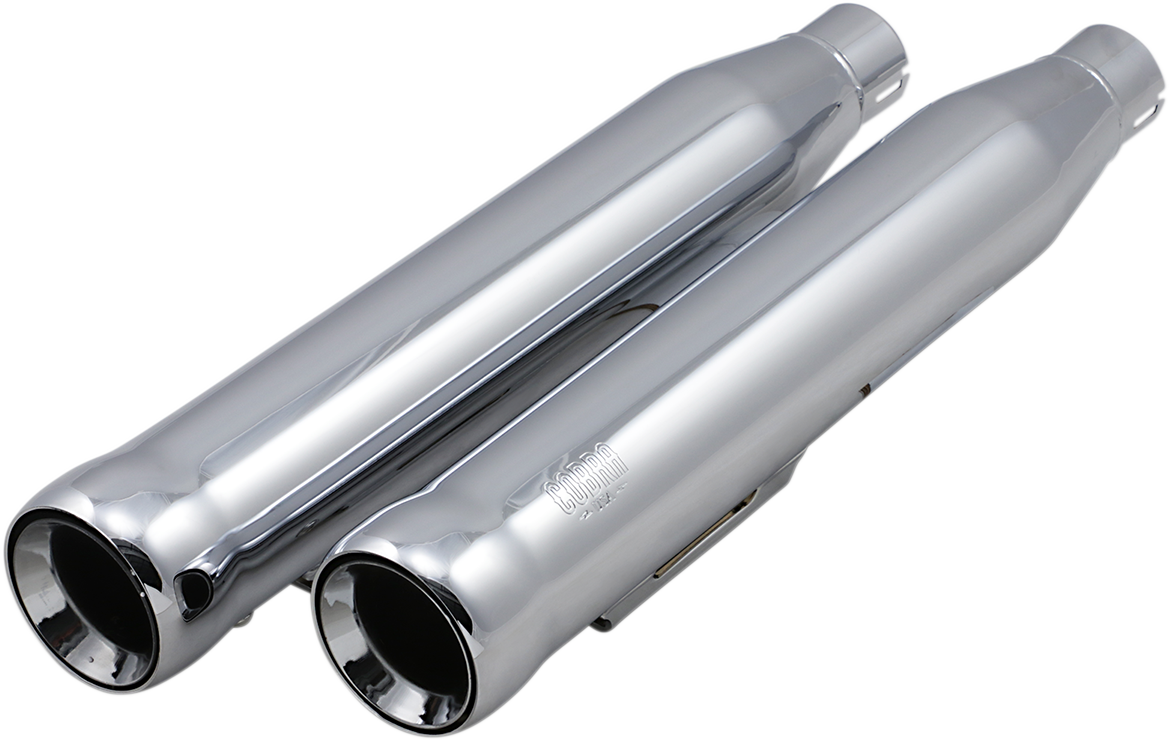 Neighbor Hater Slip-On Mufflers - 3" - '91-'17 Dyna - Chrome