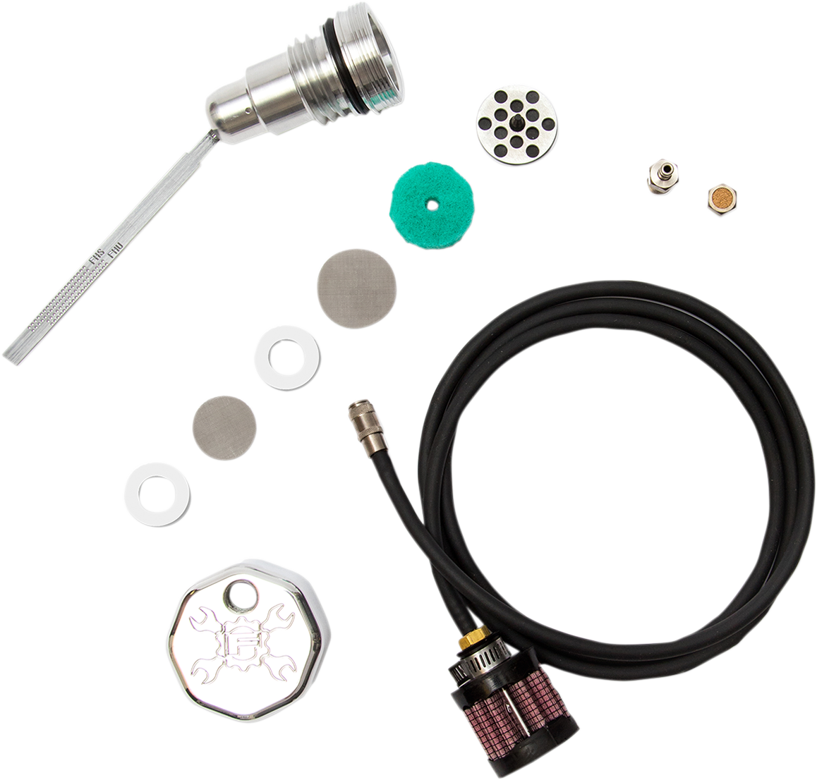 Vented Dipstick - Polished - '07-'16 Touring/Trike