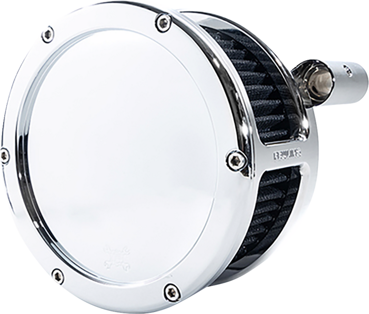 BA Air Cleaner Kit - Chrome With Black Filter - '08-'17 Dyna/Softail/Touring