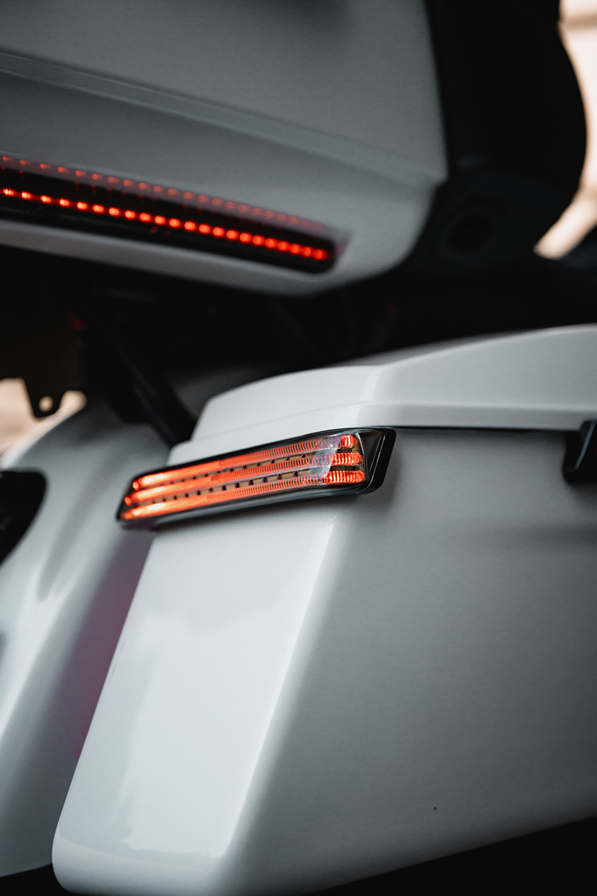 Saddlebag Lights - BCM - Black/Red