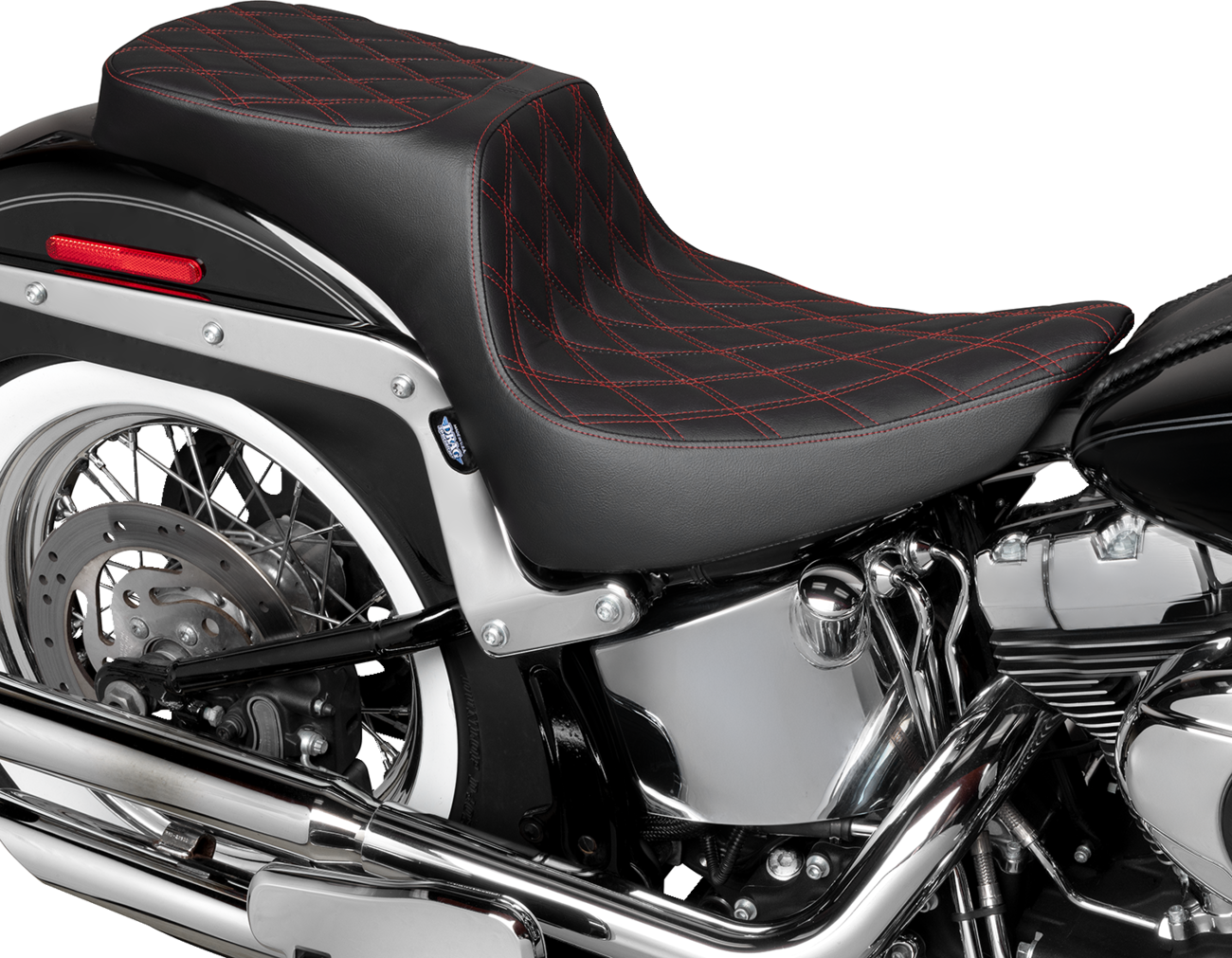 Performance Predator 2-Up Seat - Vinyl - Double Diamond - Red Thread - FL '00-'17