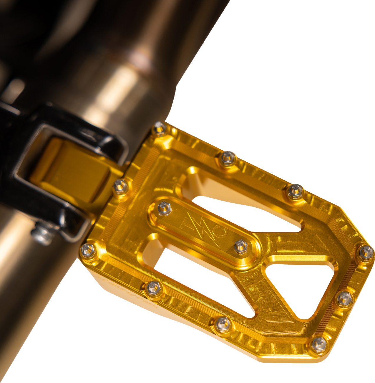 Aggressor Foot Pegs - Rear - Gold - HD '72-'25