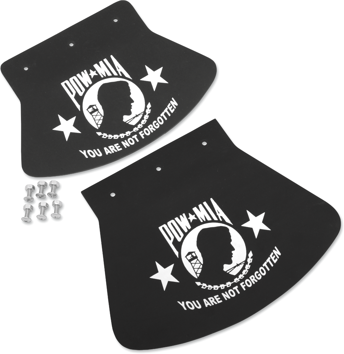 Mud Flap - POW-MIA - 9-1/2" W X 6-1/2" H