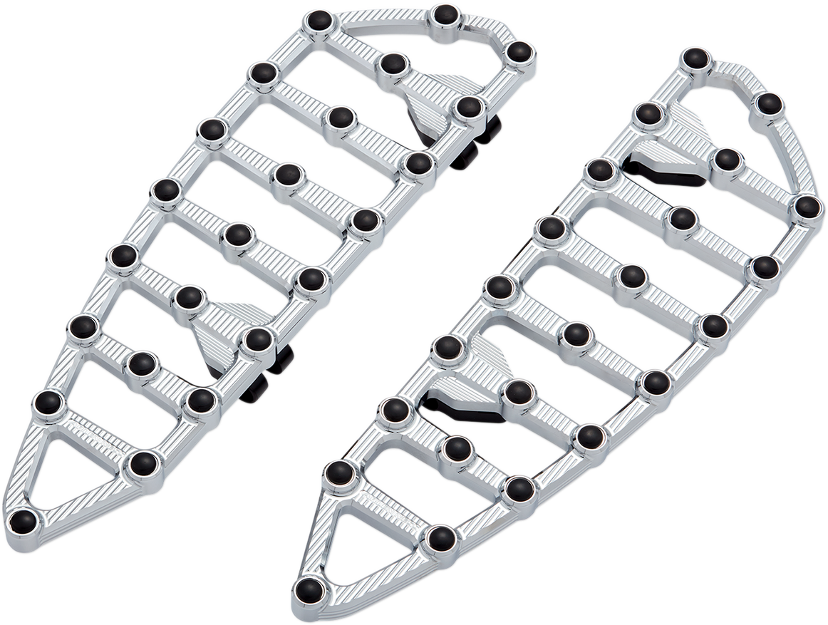 MX Driver Floorboards - Chrome
