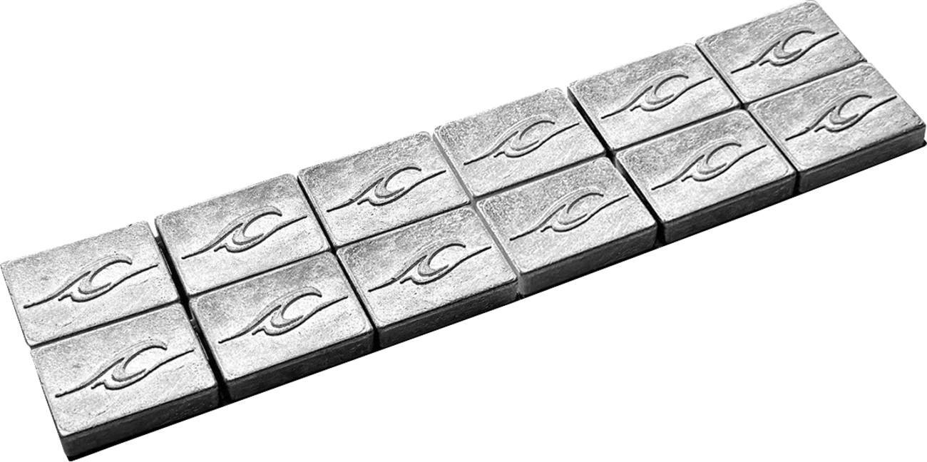 Wheel Weights - Polished - 1 Oz - 12 Pack