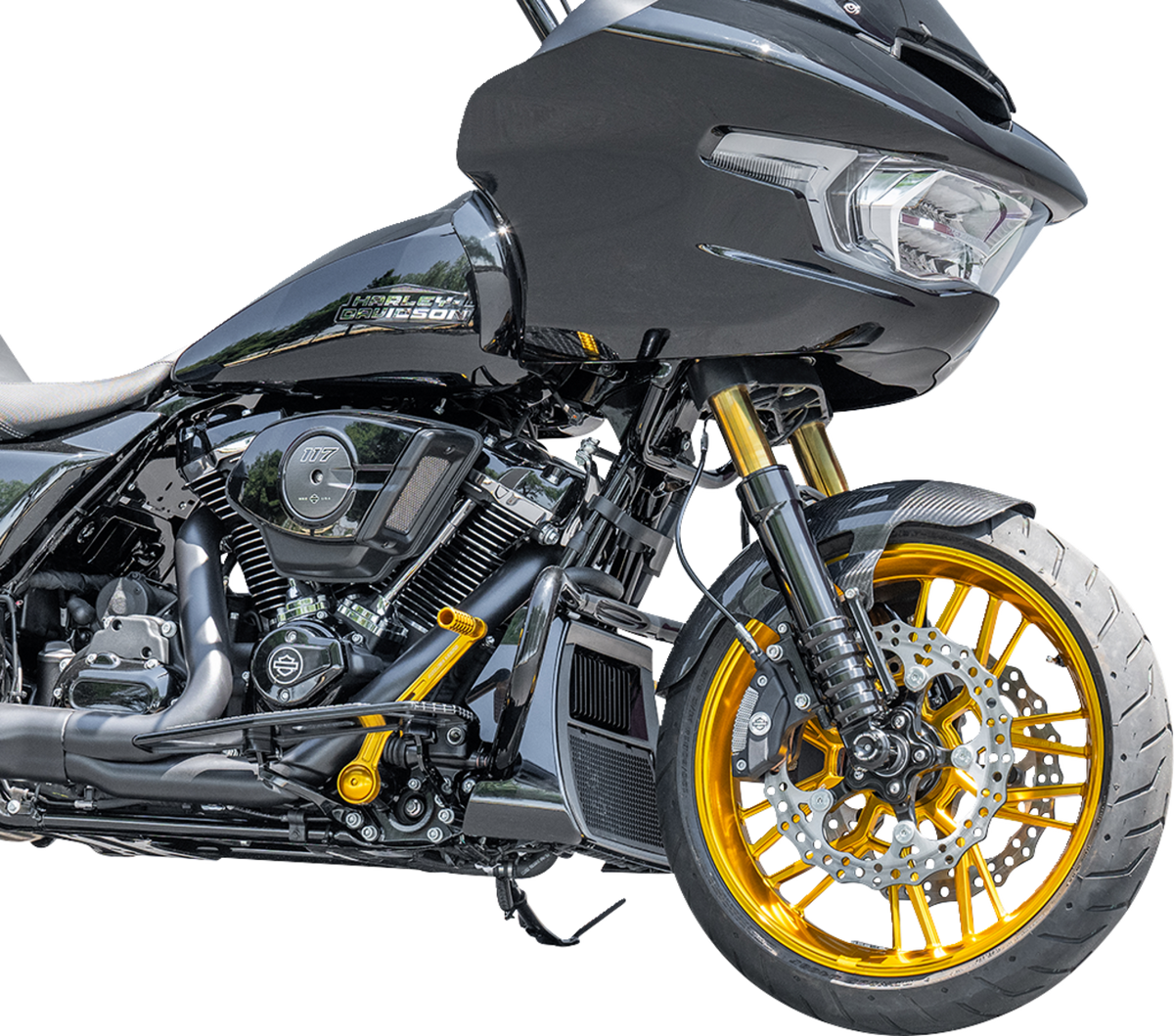 Front Fender - Cafe - 19" - Carbon Fiber - FLT '24-'25