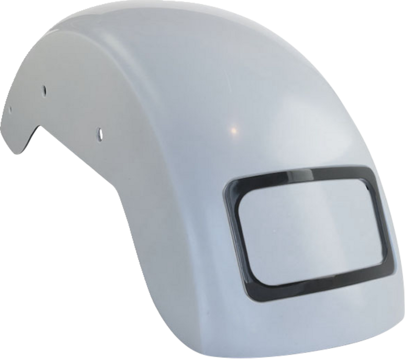 The Fix Rear Fender - Black Frame Plate - HD Softail '18-'20