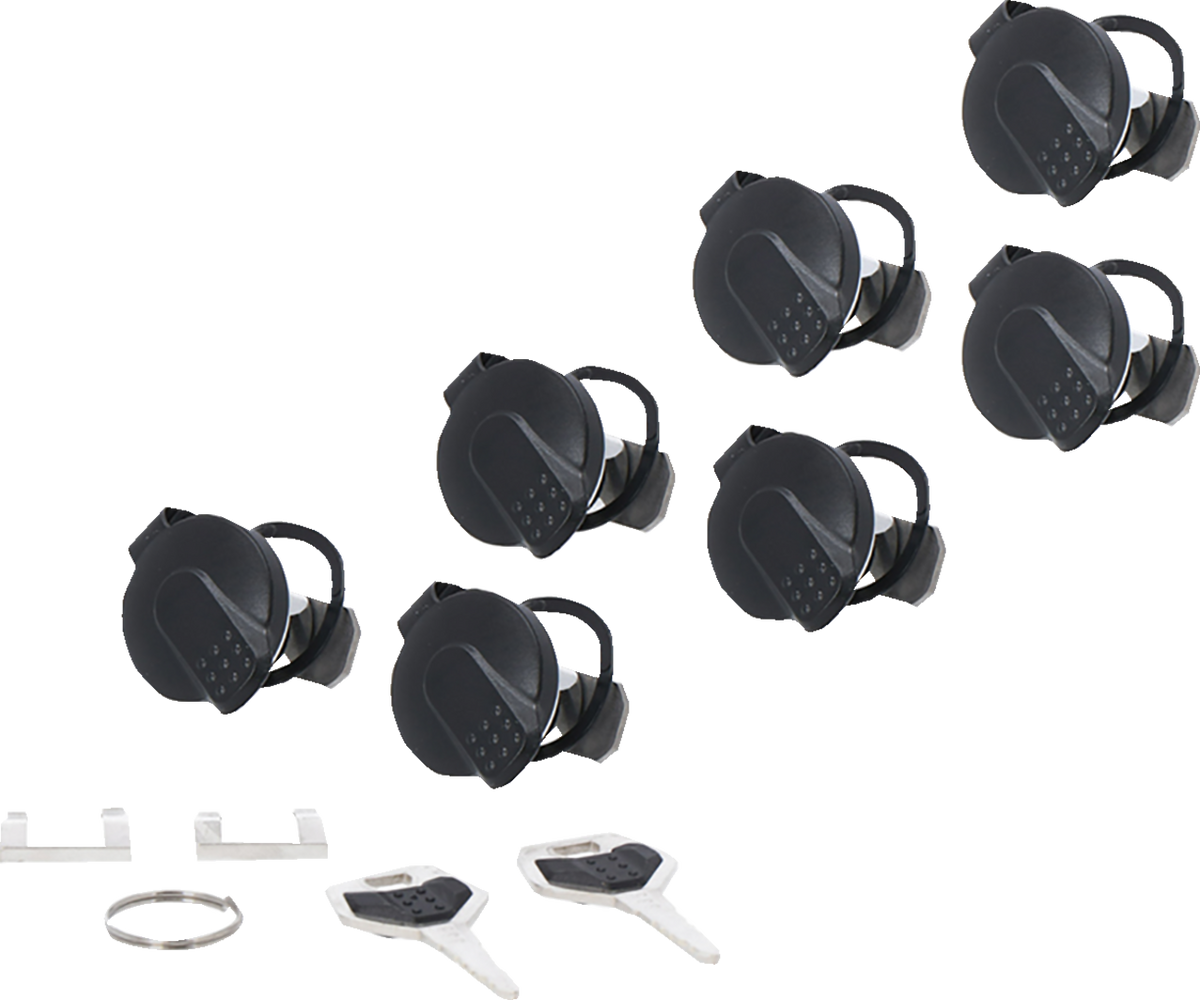 TRAX Lock Set - 7 Matching Locks With Keys