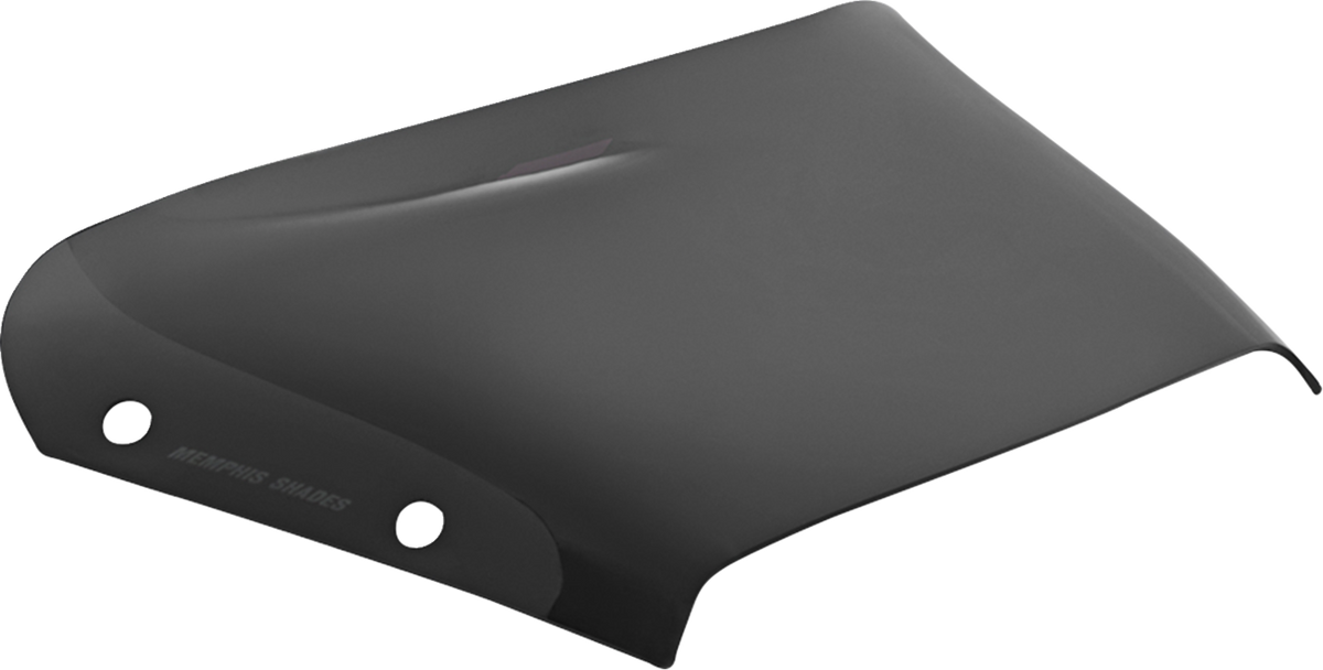 Spoiler Windshield - 2" - Dark Black Smoke - FLHX