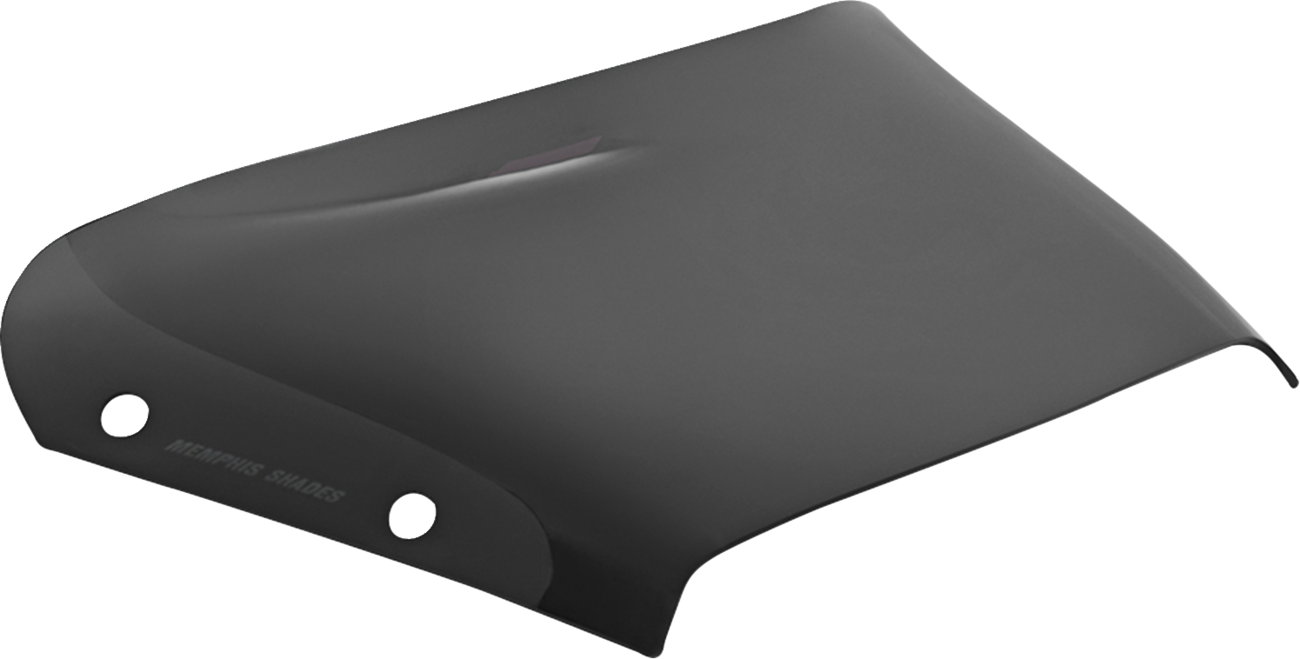 Spoiler Windshield - 2" - Dark Black Smoke - FLHX
