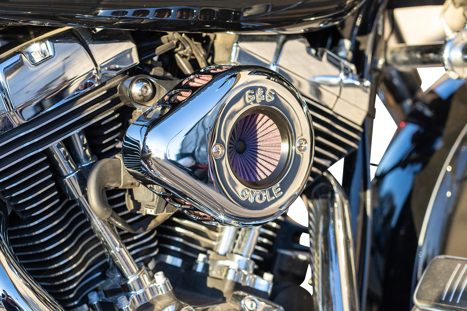 Air Stinger Stealth Air Cleaner Kit - Chrome