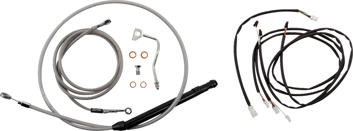 Touring Model Control Kit - Gorilla Ape Hanger - 14" - Stainless Steel
