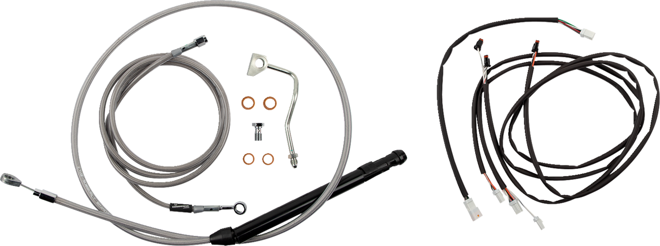 Touring Model Control Kit - Gorilla Ape Hanger - 14" - Stainless Steel
