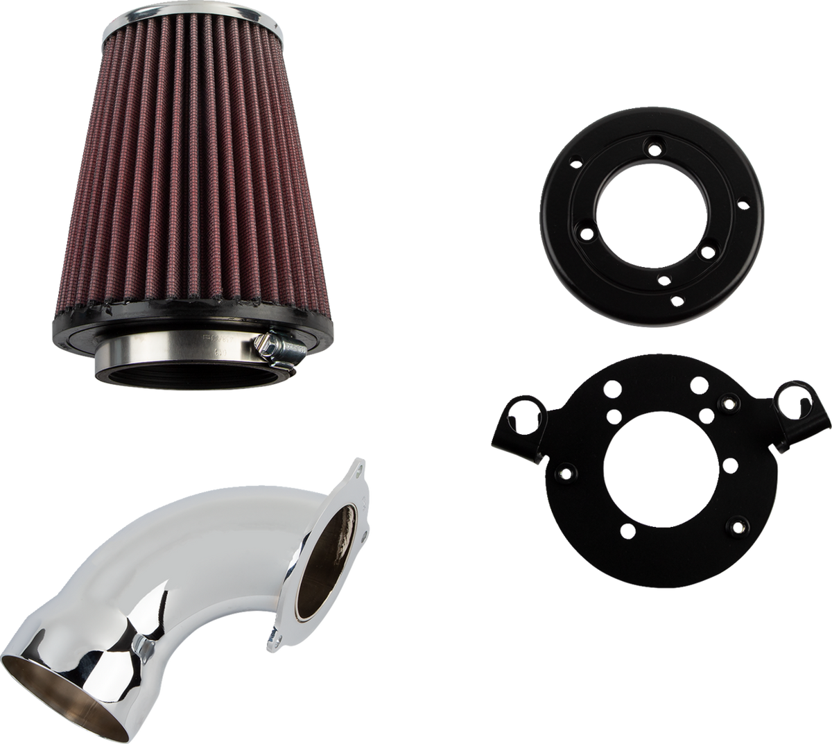 Cone Air Intake Kit - Chrome - Sportster