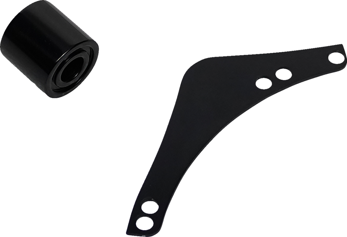 Replacement Breather Bolt Cover Plate - Inverted/Method/Clear Tear/Sidekick - Left - Black