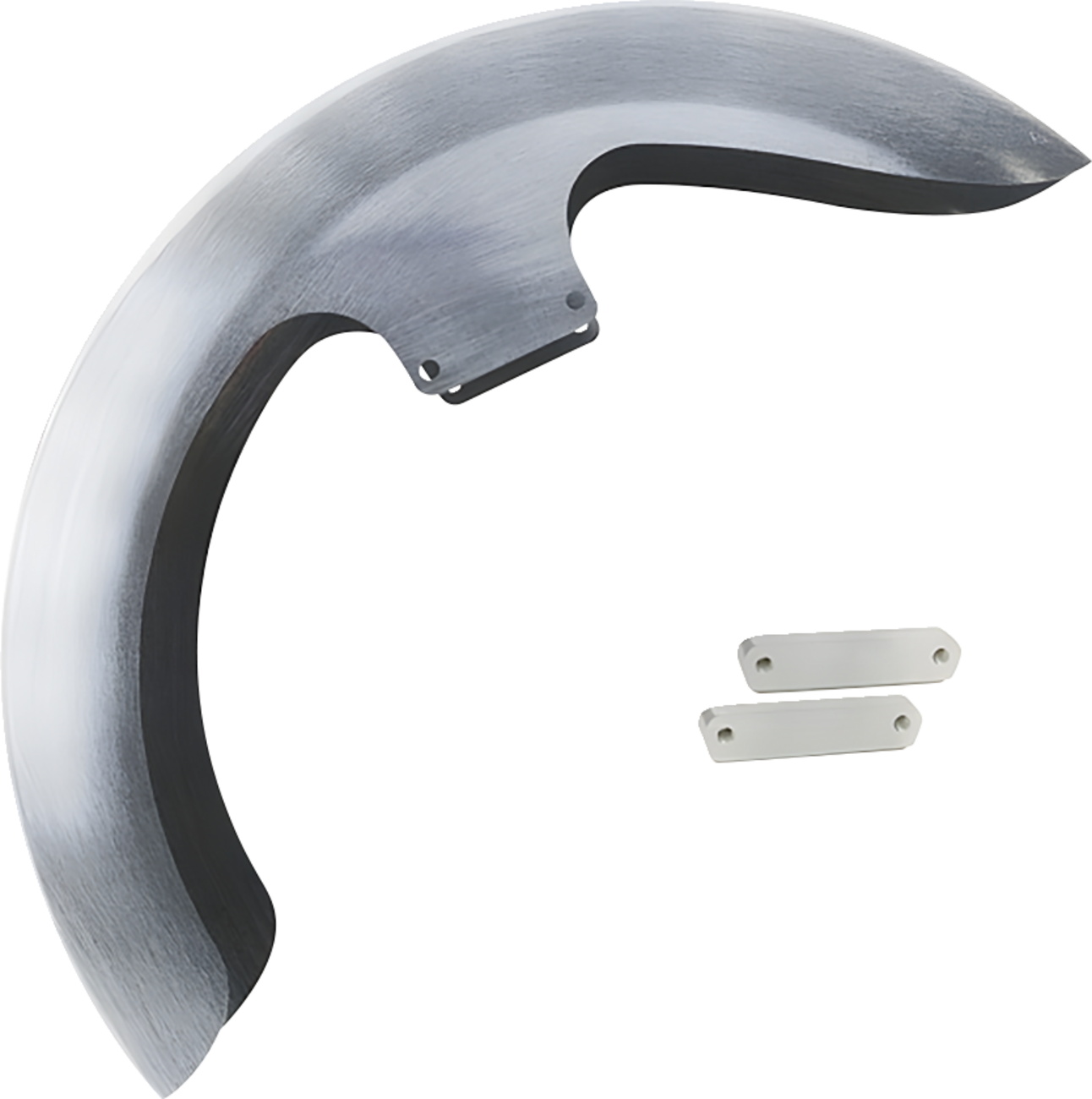 Thicky Front Fender - 21" Wheel - With Satin Adapters - HD - Touring/Trike